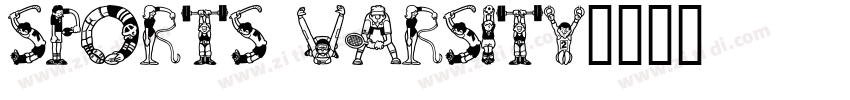 SPORTS VARSITY字体转换